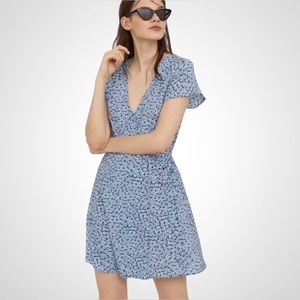 H&M Divided Floral Wrap Dress